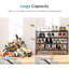 4 tablettes en bois de bambou