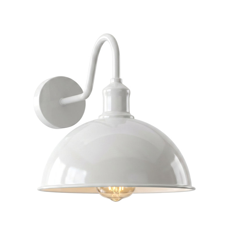 Armed Sconce, White, No, No