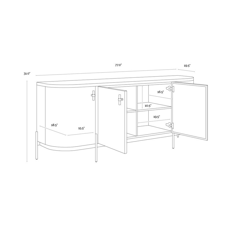 Cataldi 77'' W Sideboard