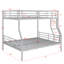 Lit double superposé au-dessus de grand lit double en métal-1043118120
