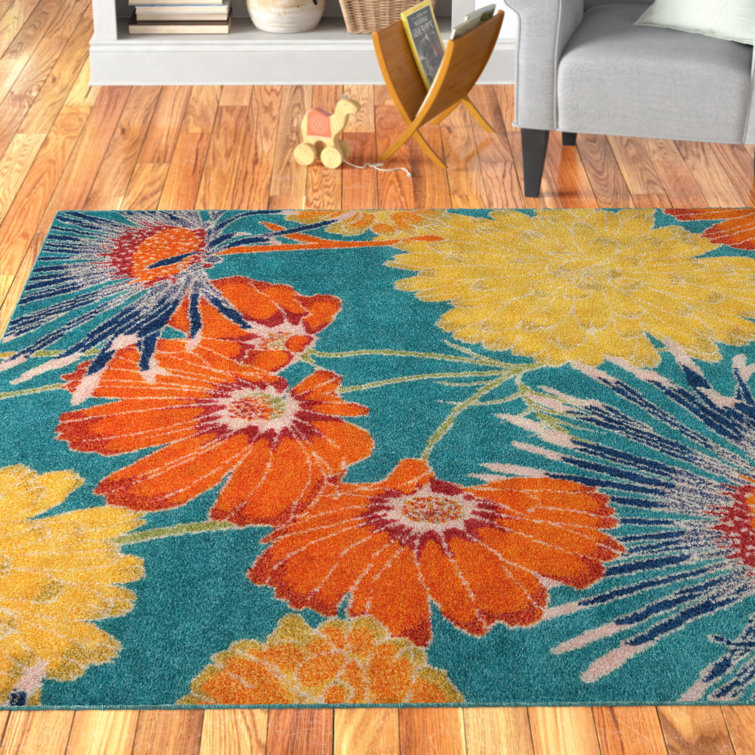 Amick Floral Indoor Rug