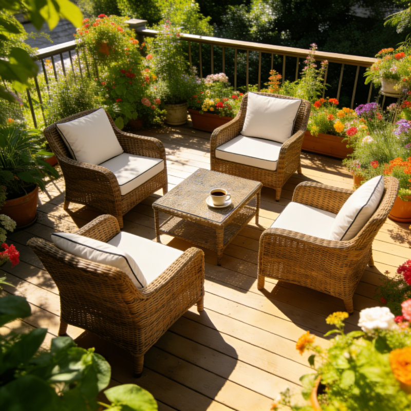 Fade Resistant Outdoor Chair Cushions Set Of 4, 22X24 Deep Seat Patio Cushions, 28D High Resilience Foam Replacement Patio Chair Cushions Set Of 4 With Removable Cover For Sofa, Adirondack Chair, Sectional,Beige