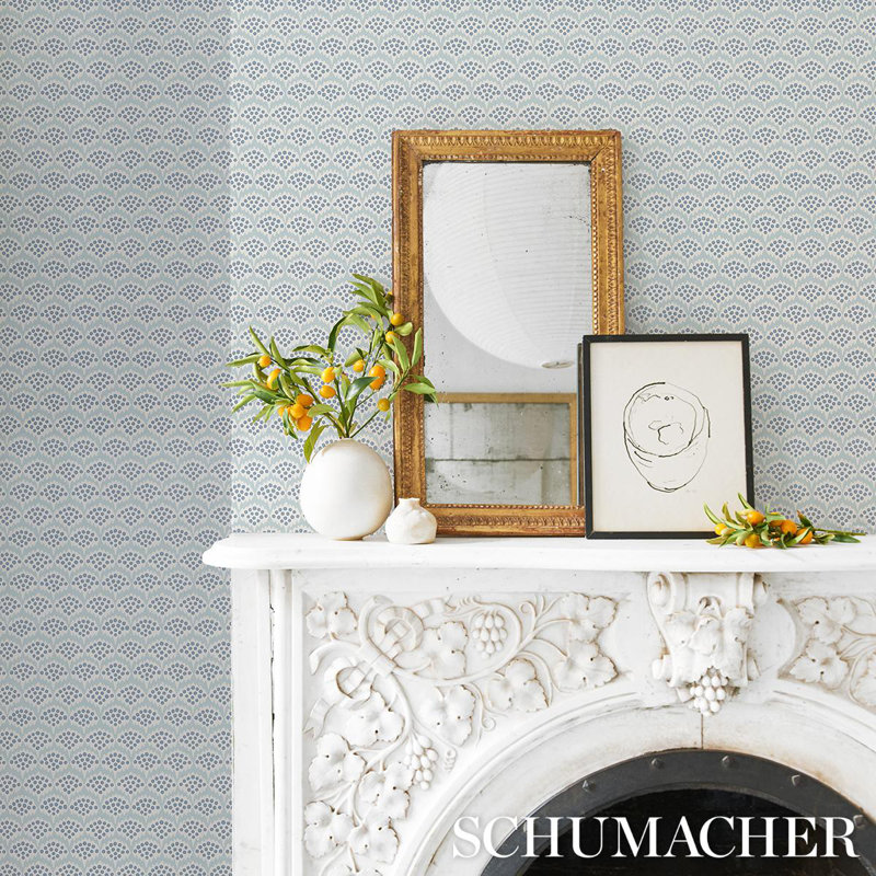 Schumacher x Neisha Crosland Pollen Wallpaper, Moss