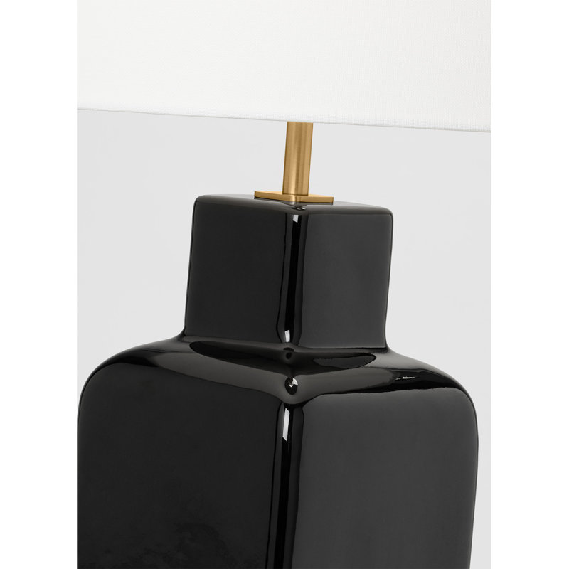 Visual Comfort Studio Table Lamp, Black