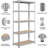 Nobayad 35.51 " W Wall Mounted Shelving Unit