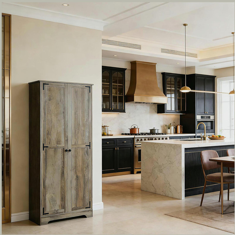 Armoire de rangement autoportante, armoire garde-manger, armoire Barthroom