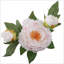 Arrangement floral pivoines en soie artificielle-972280745