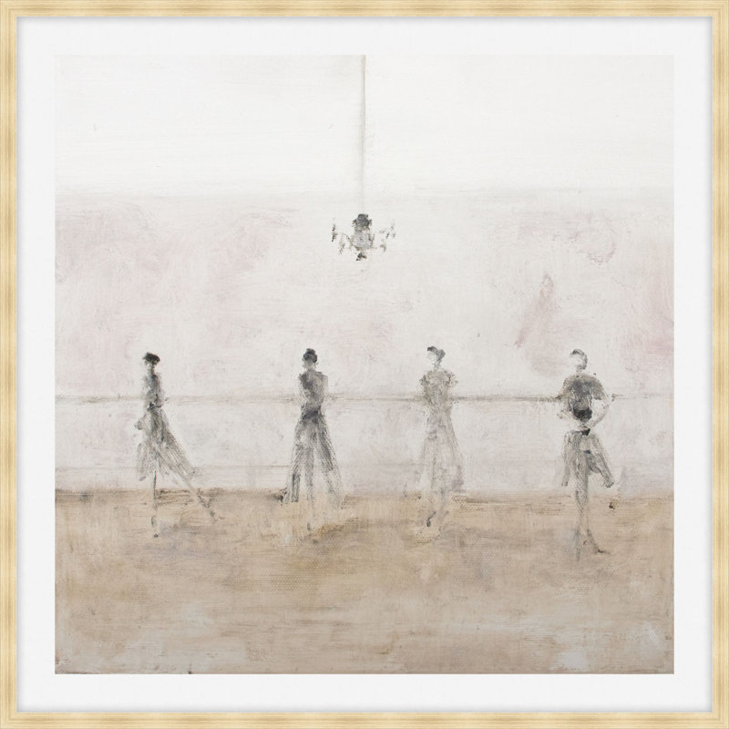 Four Ballerinas 1 Print by Ellie Vergura, 32.75" H x 32.75" W