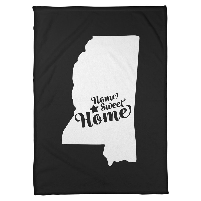 Sewn Throw Blanket, 62.5" W x 82.5" L, Black