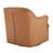 Fazio Genuine Leather Swivel Barrel Chair-1576489780