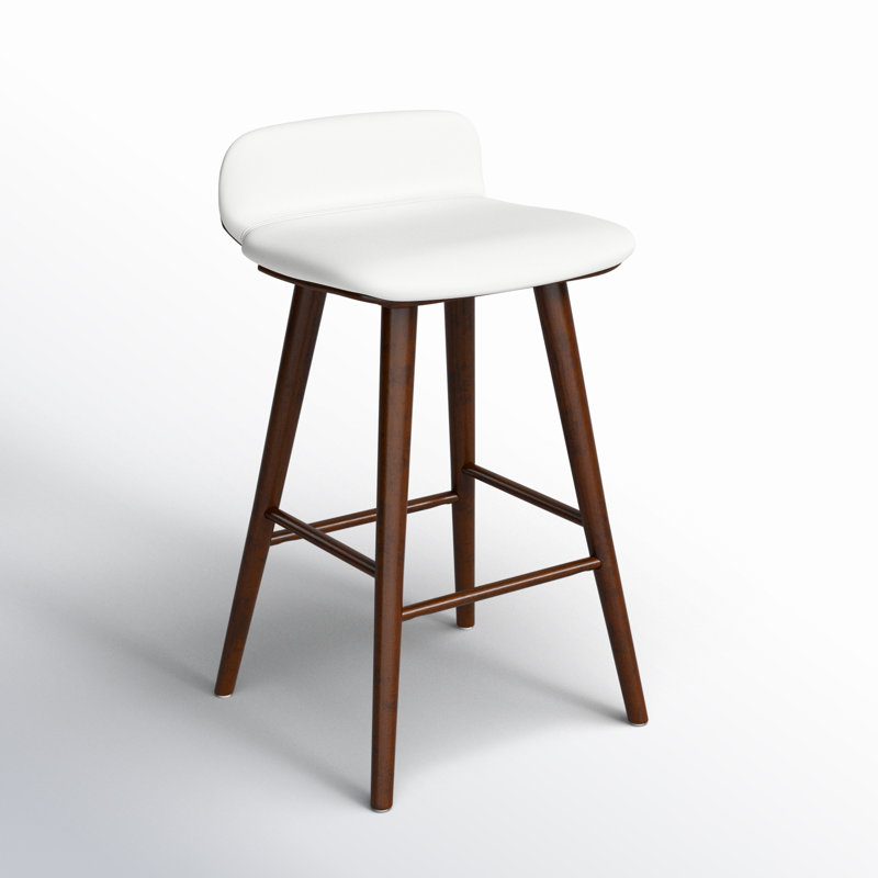 Vanya Barstool, Short Stool - 28", White