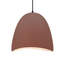 Radiance - luminaire suspendu 1 lumière Brisa - argile Canyon - noir mat - l 12,5 po x H 12,25 po - ampoule remplaçable - cordon noir-1191603370-1191603373-1191603380