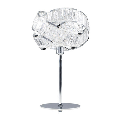 36Cm Silver Table Lamp