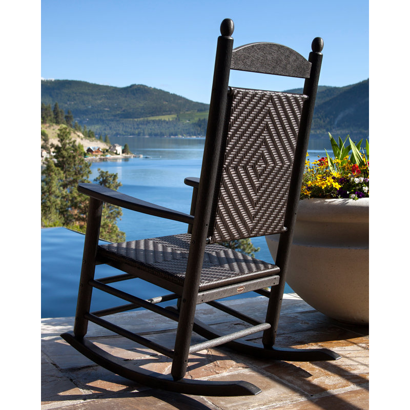 Cape Cod Adirondack Glider Chair, Vintage Lantern