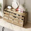 Commode 51 "en rotin avec tiroirs