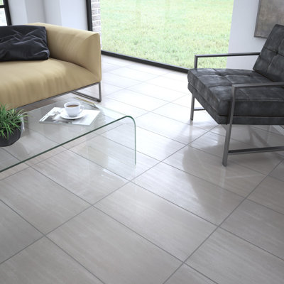 Refinery Semi-Polished 12" x 24" Porcelain Wall & Floor Tile