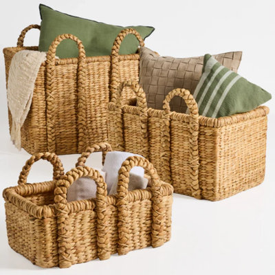 Water Hyacinth Chunky Baskets