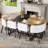 Dining Table Sets(must Include Both Table And Chair), 9 Piece Mdf Modern Home