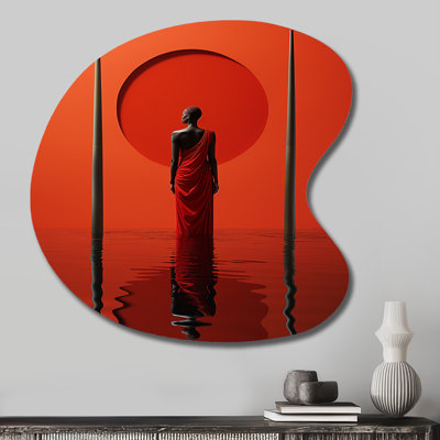 Décoration tribale africaine himba Reflections I - Tribal africain en forme de goutte