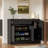 Shoe Cabinet Storage With 3 Doors, Freestanding Shoe Cabinet With Drawer & Adjustable Shelves, Wooden Shoe Organizer For Entryway, Hallway, Black-276658117