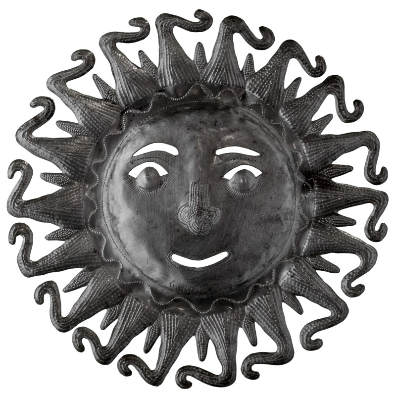 Décoration murale en soleil crochet