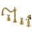 Kingston Brass Bel-Air Double-Handle Widespread Kitchen Faucet-70851124-28304916