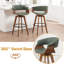Tabouret de comptoir pivotant 26 po Joeanne-943173917