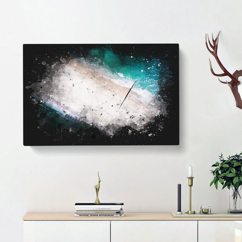 Bournemouth Beach - Wrapped Canvas, 35cm H x 50cm W x 3cm D