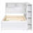 Twin Size Wood Daybed with Storage Shelves, USB and Trundle-1273810296