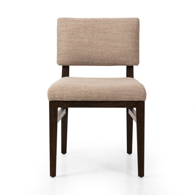 20.5'' H Upholstered Oak Side Chair