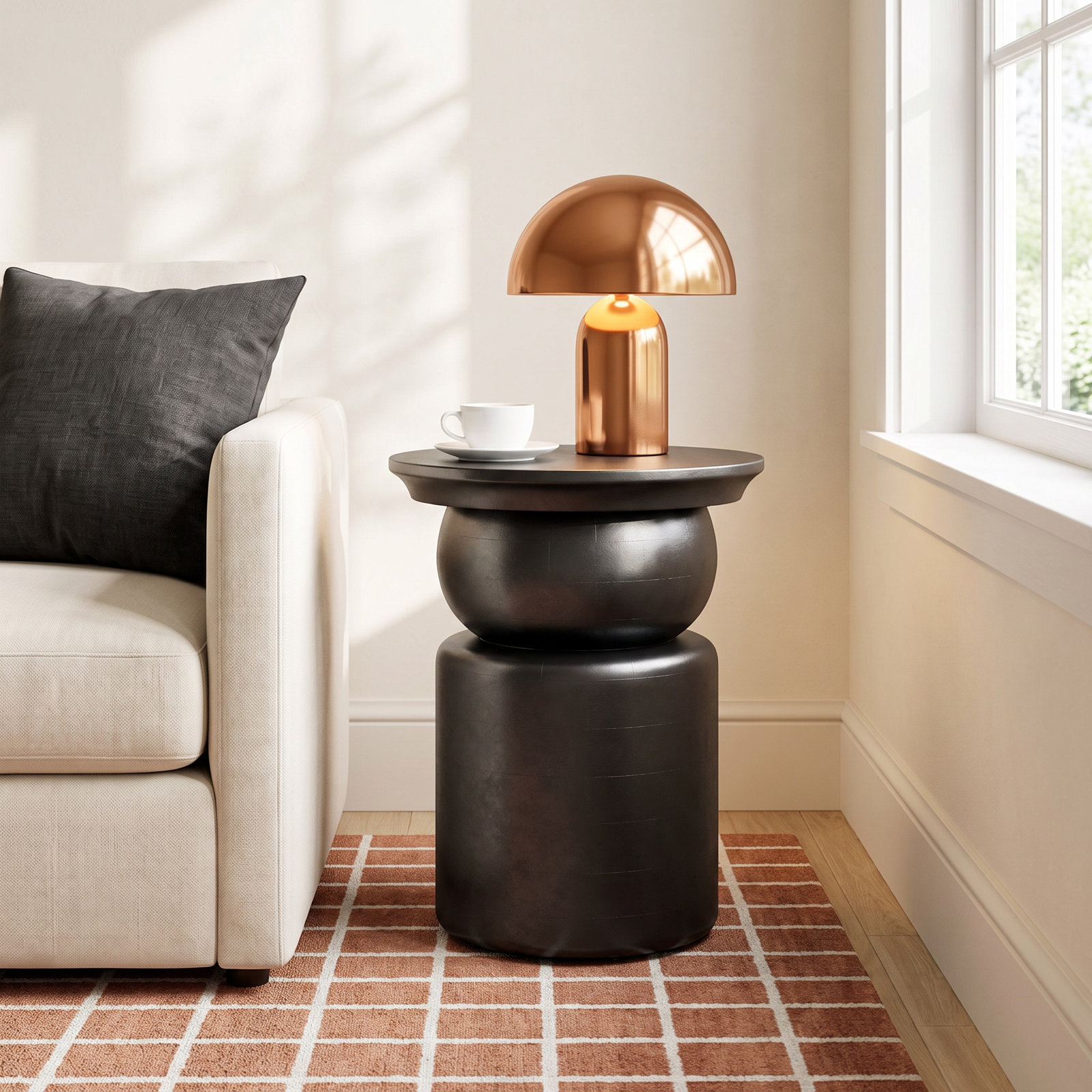 Shondell Solid Wood End Table