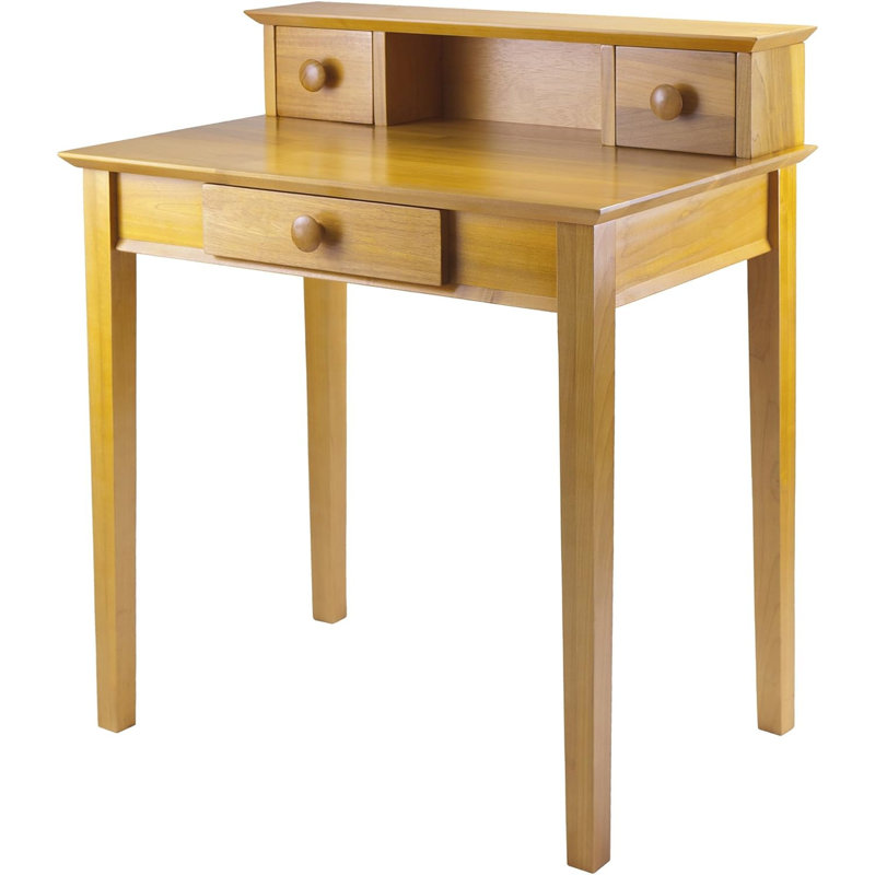 Bureau en bois massif avec huche Hilderbrand