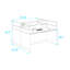 Bureau rectangulaire pour 2 personnes