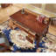 Bureau d'écriture rectangulaire en bois massif American