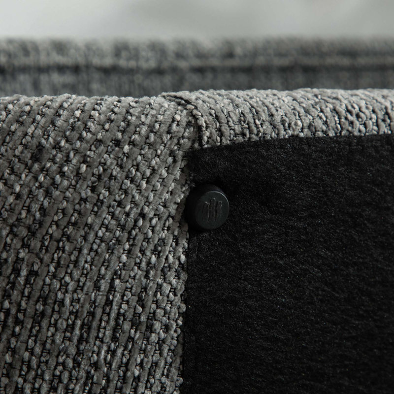 Banc rembourré en métal avec conception robuste en chenille pour une utilisation polyvalente à la maison sans assemblage requis