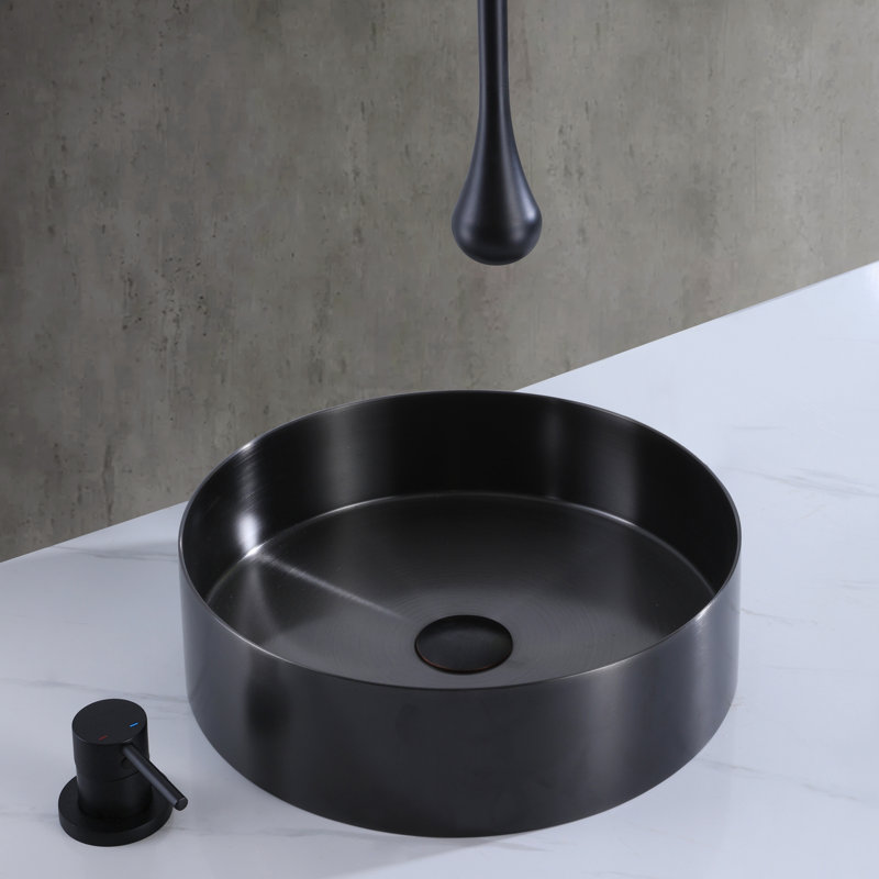 63" H Ceiling Mounted Creative Single Handle Solid Brass Bathroom Faucet, Matte Black