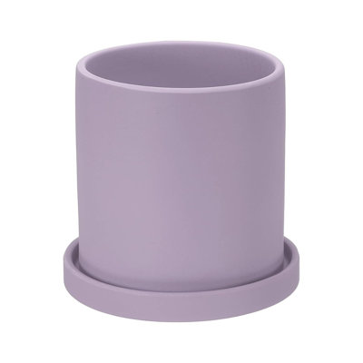 Purple Ceramic Plant Pot