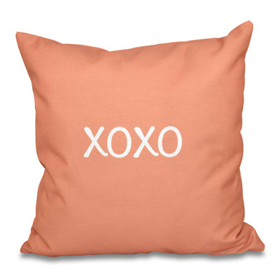 Housse de coussin et insert de coussin carré XOXO