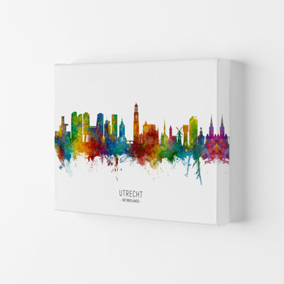 Utrecht Netherlands Skyline by Michael Tompsett - Print