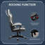 HOMCOM Adjustable Padded Armrests and Adjustable Height PC & Racing Game Chair-62922044