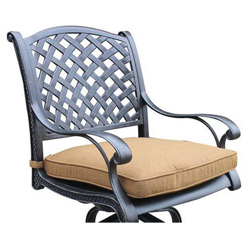 Tabouret de bar pivotant 30,5 po Bauerle, Brun