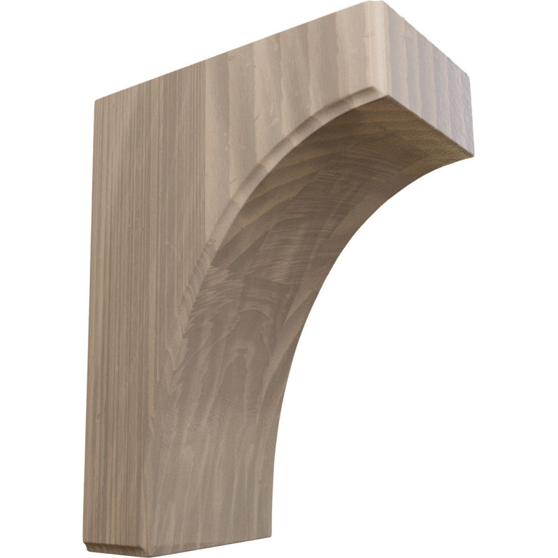 Support 3 pièces de l 3 1/2 po x P 6 po x H 8 po Clarksville, noyer (paquet de 6), Noyer, L 3,5 po x P 6 po x H 8 po