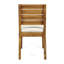 Ensemble de salle à manger d'extérieur en bois d'acacia extensible 6 places avec coussins, sablé naturel et beige