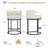 26" Sculptural Swivel Modern Counter Stool-2027557719