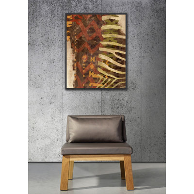 «Zebra Crossing 3» par Artly - peinture sur toile à cadre flottant