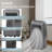 Shinco 12,000 BTU(ASHRAE) Portable Air Conditioner(Copper Tube) - 3-in-1 Cool/Dehumidifier/Fan for Rooms Up to 450 sq.ft, Remote Control & 24H Timer, Compact AC Unit for Bedroom/Office, Gray