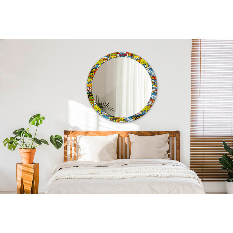 Huldar Glass Flat Wall Mirror