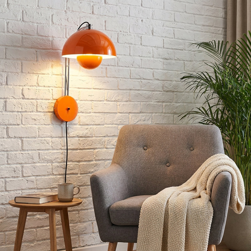 Luminaires muraux encastrés Paciti, Orange