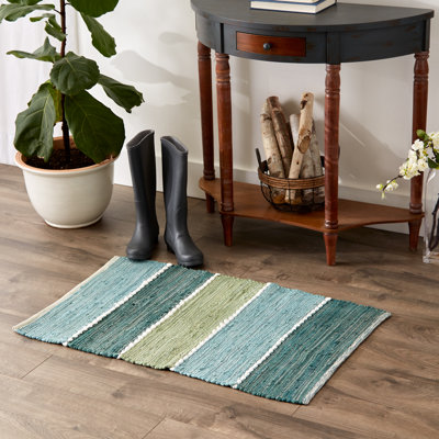 Tapis vert / bleu Kartal Jadeite