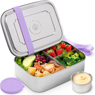 Boîte à bento 47 oz en acier inoxydable 304